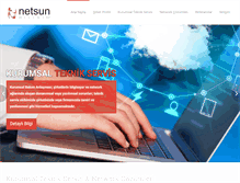 Tablet Screenshot of netsun.com.tr
